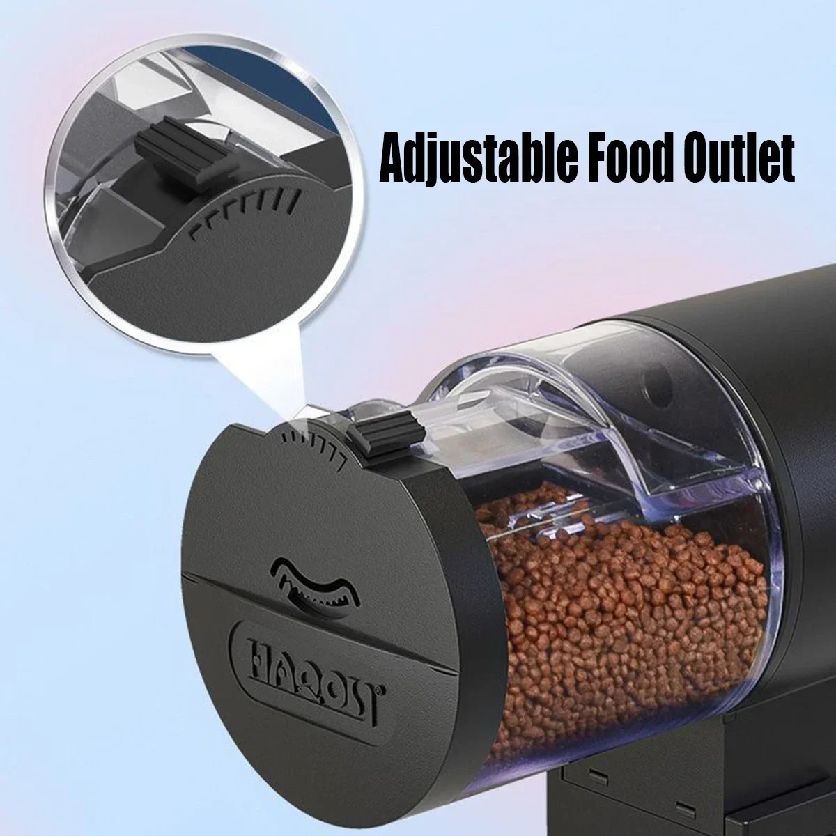 Aquarium Fish Feeder Automatic - Pengumpan Ikan Otomatis Kapasitas 100ML, Dioperasikan