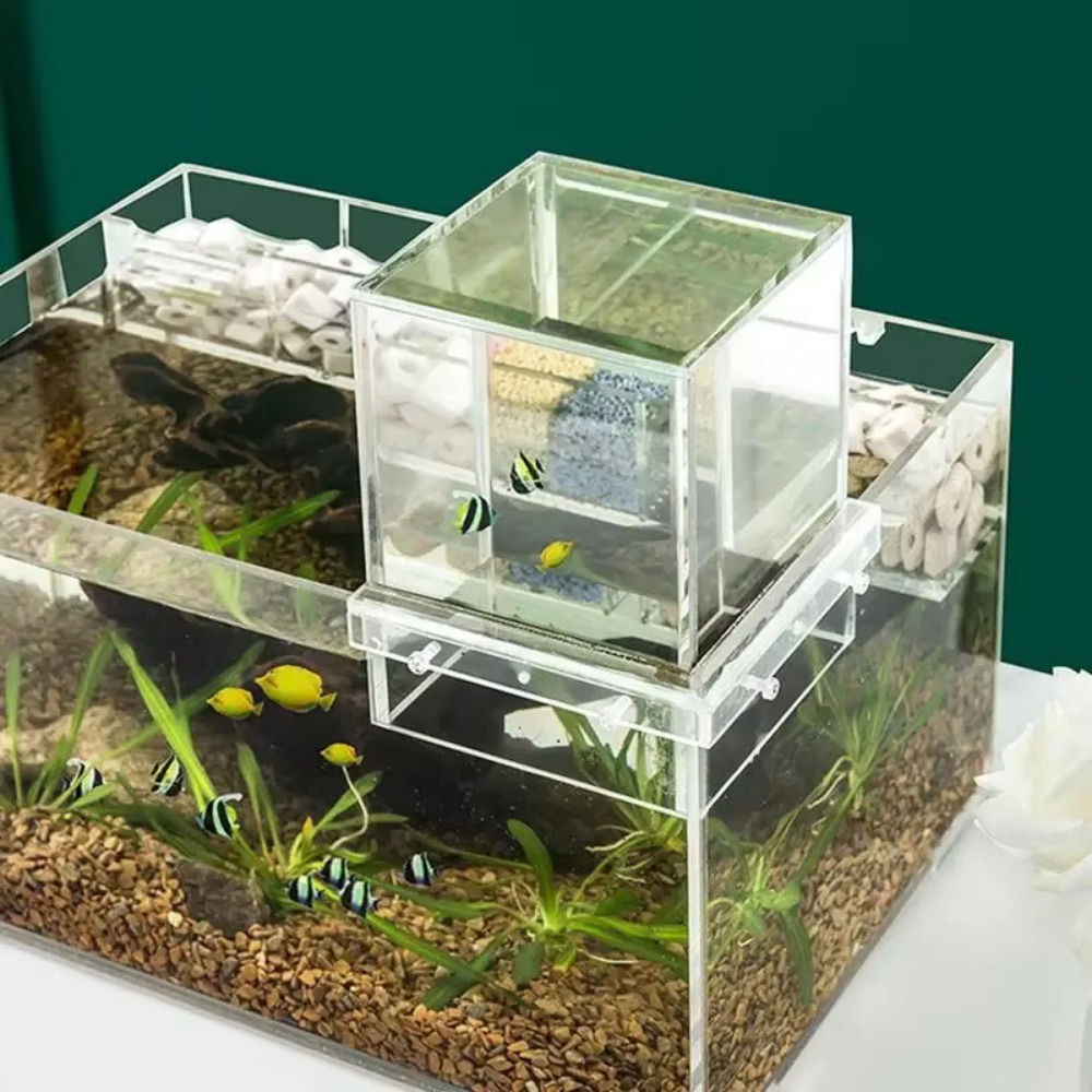 Aquarium Fish Pot - Akuarium Tekanan Negatif untuk Lanskap Taman,