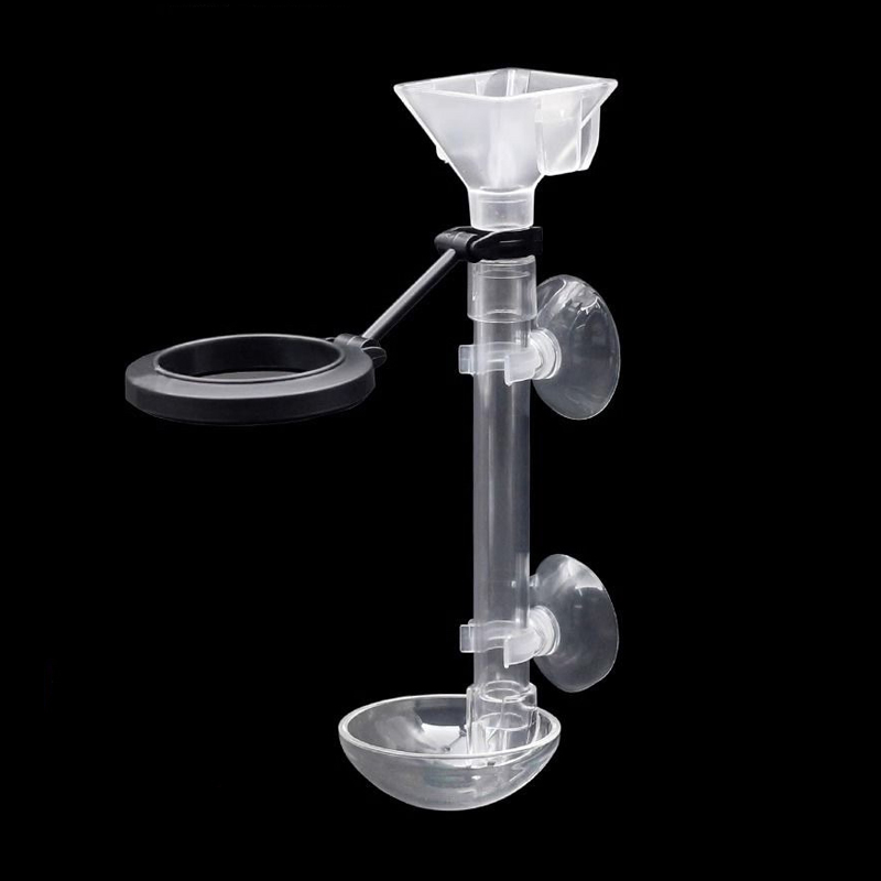 Aquarium Fish Feeder Automatic - Dispenser Makanan Tangki Ikan Multifungsi Teleskopik