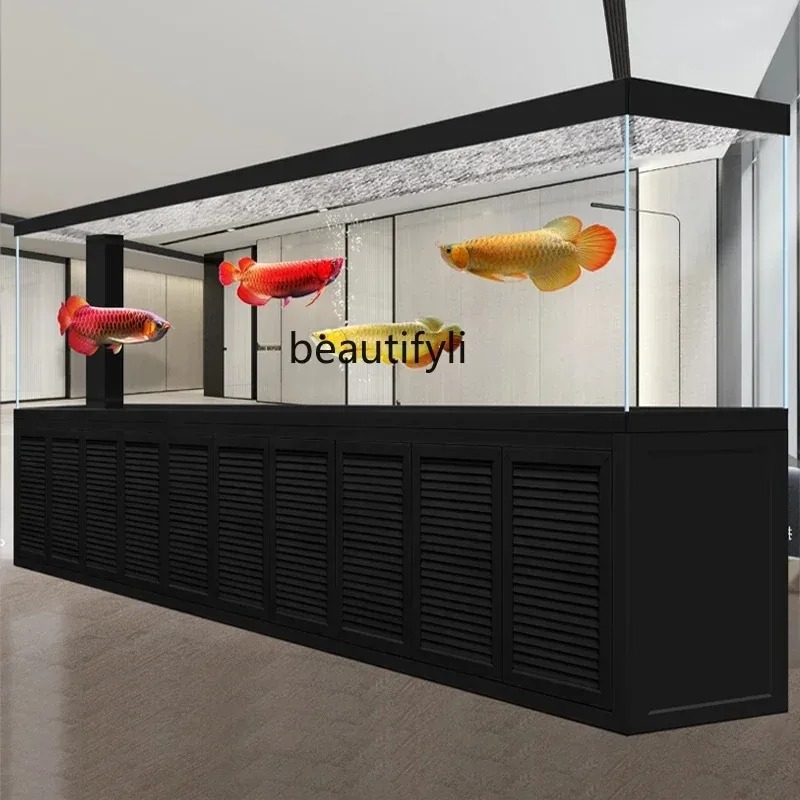 Live Fish Aquarium - Akuarium kaca ultra-putih rumah tangga ruang