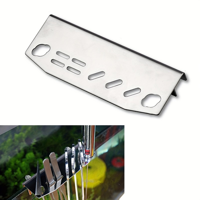 Aquarium Fish Care - Pemegang alat pembersih akuarium Stainless Steel,
