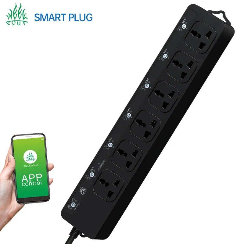Aquarium Fish Uk - Stop Kontak Pintar Bluetooth Aqua, Dikendalikan