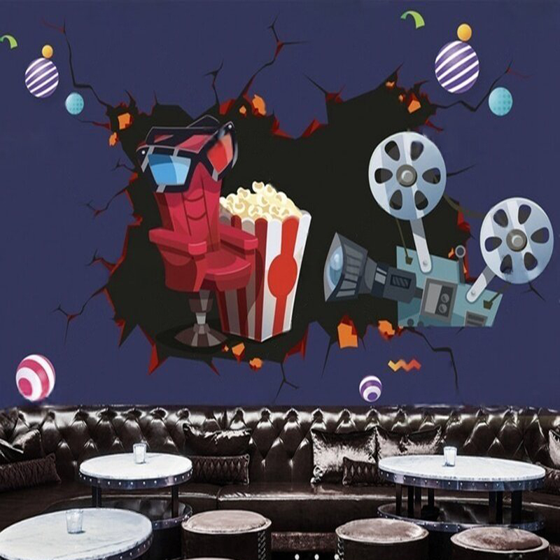 Background Film 3D - Film Kamera Sinema Unik dan Segar,