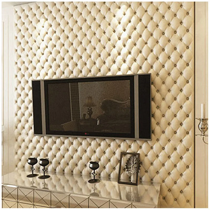 Background Film 3D - Wallpaper Lembut Kulit Imitasi 3D Bergaya