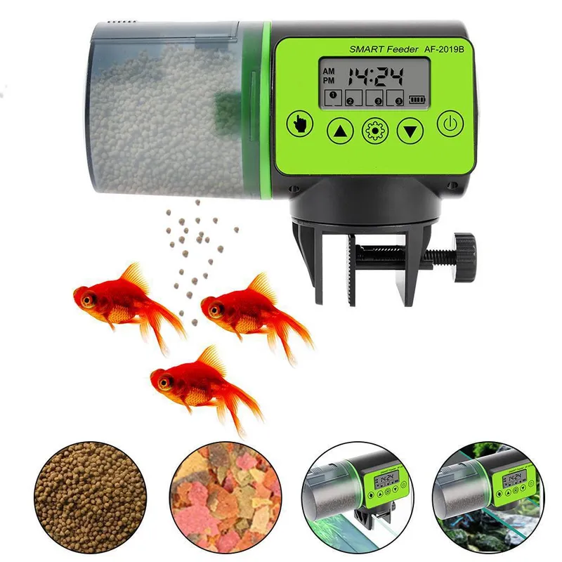 Aquarium Fish Feeder Automatic - Pengumpan Ikan Otomatis untuk Akuarium, Pengatur