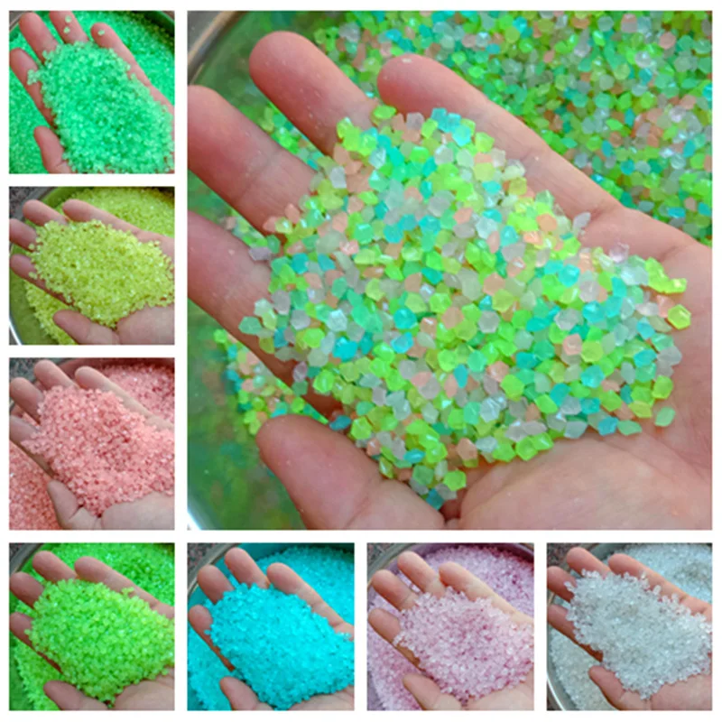 Aquarium Fish Glow In The Dark - 2000 Buah Batu Kerikil Bercahaya 3-5mm