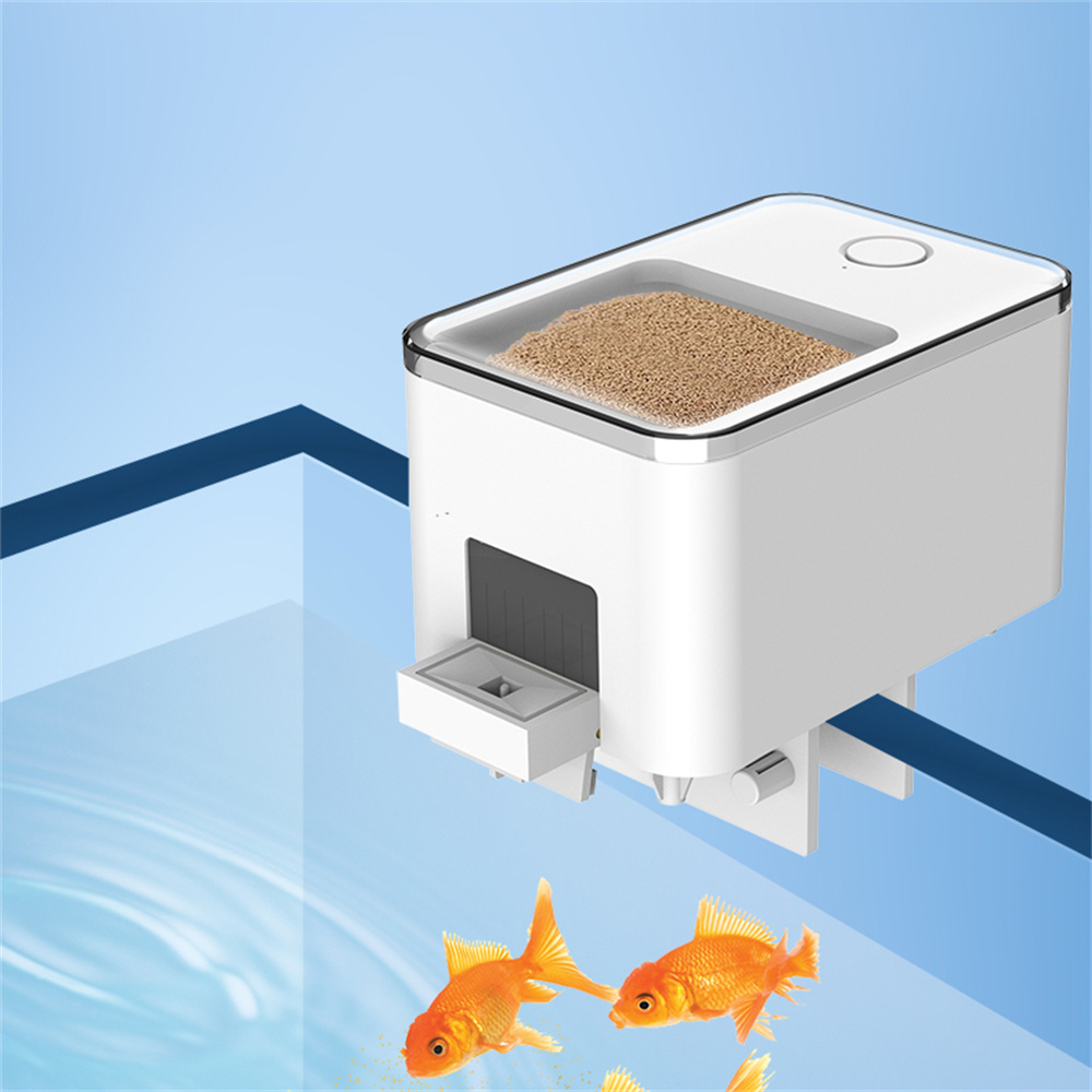 Aquarium Fish Feeder Automatic - Pengumpan Otomatis Pintar WiFi Pengumpan Waktu