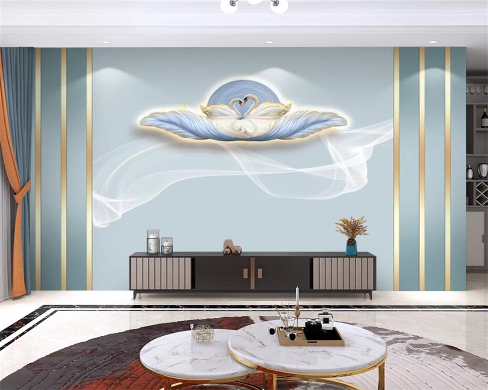 Background Film 3D - Beibehang Lukisan Dinding Mural Film Abstrak