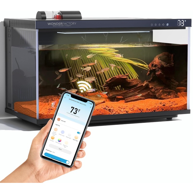 Aquarium Fish Feeder Automatic - Akuarium Pintar, Tangki Ikan Kaca, Filter