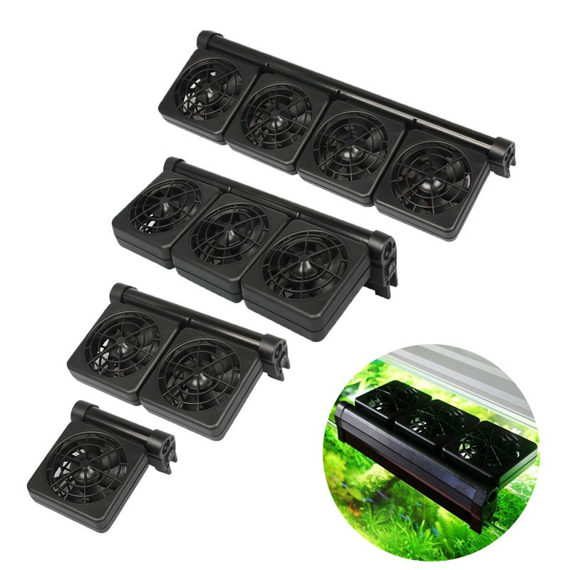 Aquarium Fish Cold Water - 1/2/3/4 Kipas Akuarium Pendingin Pengontrol Suhu