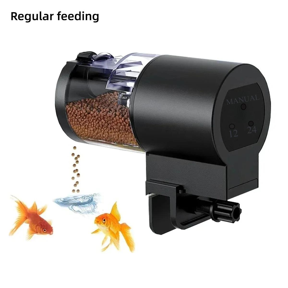 Pengumpan Ikan Otomatis Kapasi - Aquarium Fish Feeder Automatic ulasan dan harga