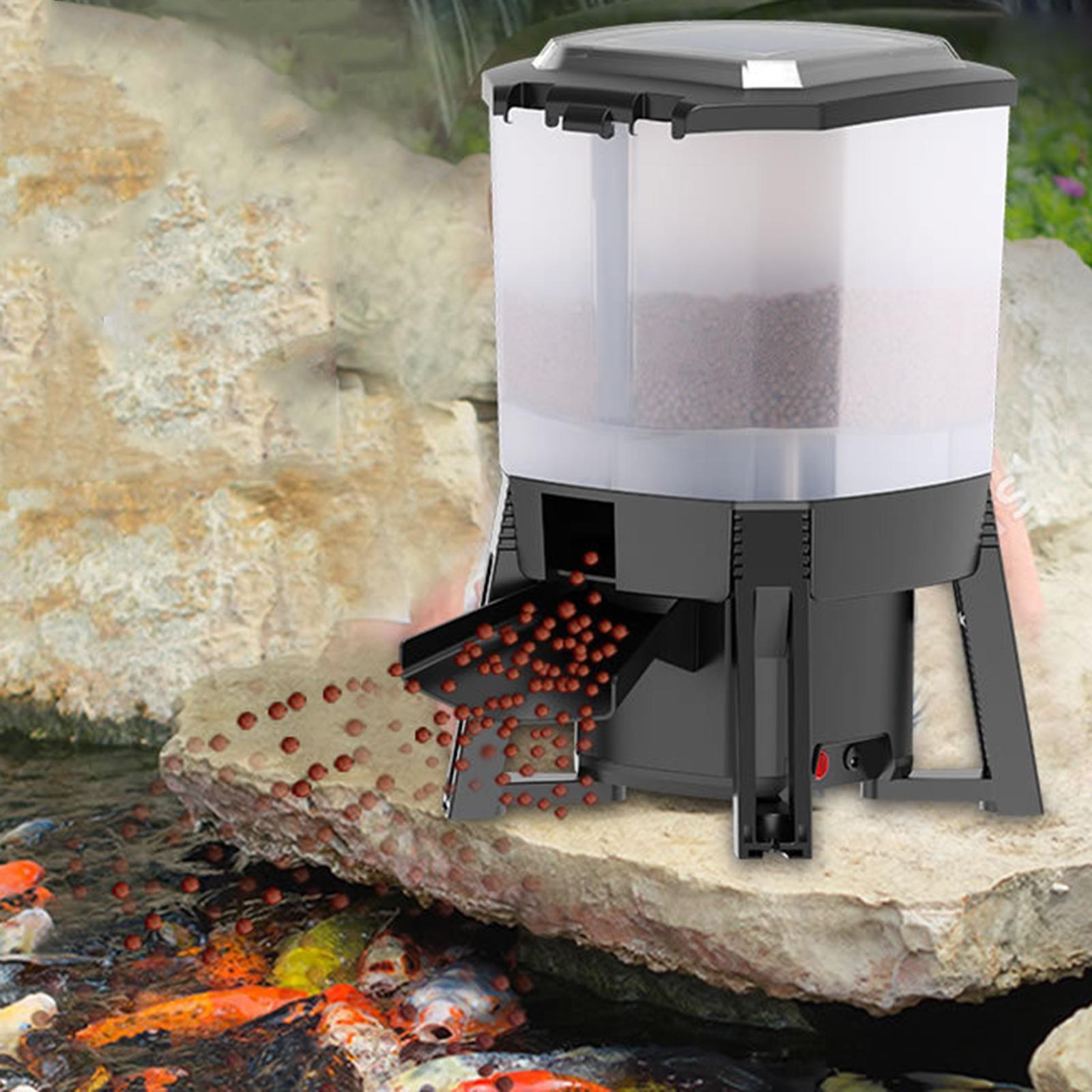 Pengumpan Ikan Otomatis Tenaga - Aquarium Fish Feeder Automatic ulasan dan harga