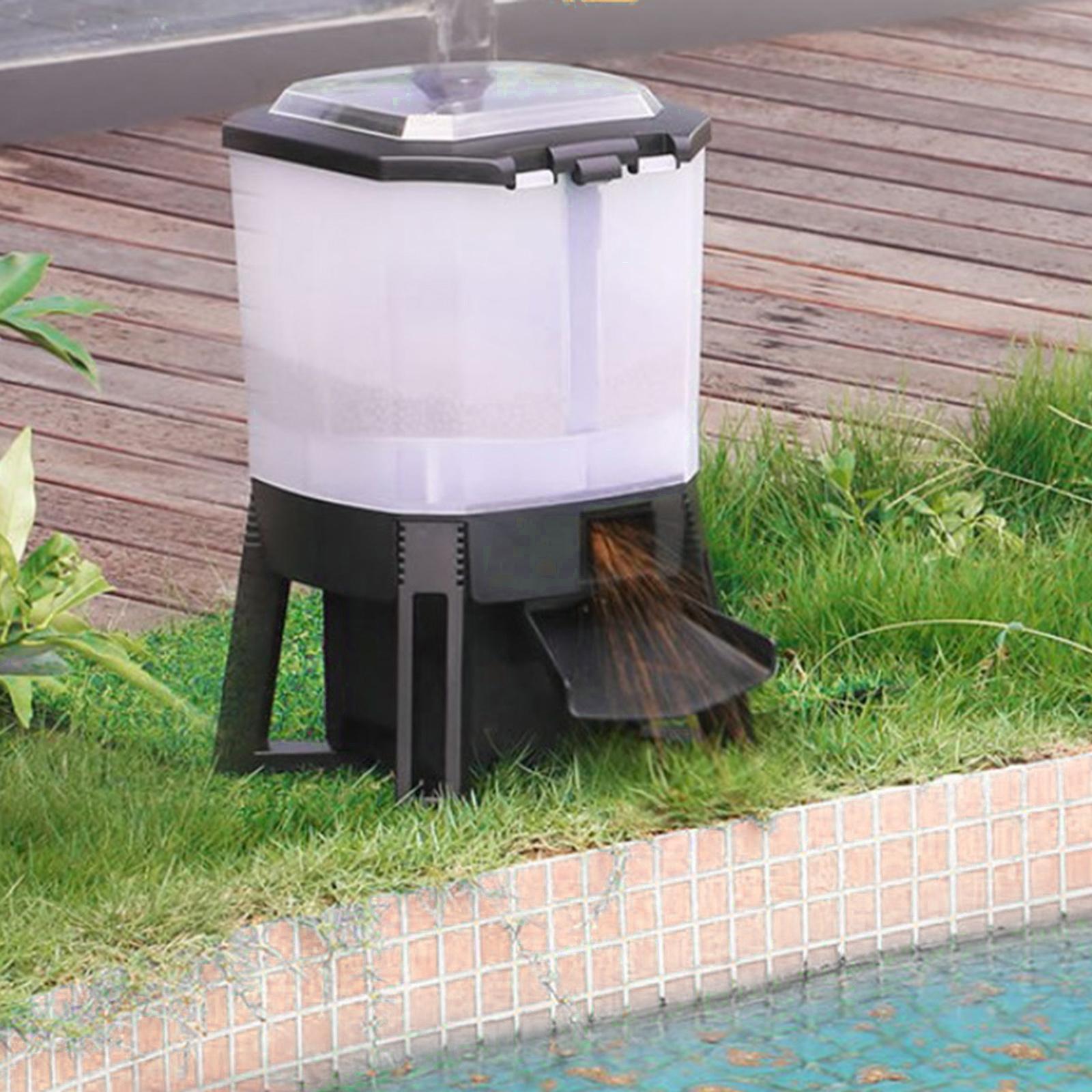 Pengumpan Ikan Otomatis Tenaga - Aquarium Fish Feeder Automatic ulasan dan harga