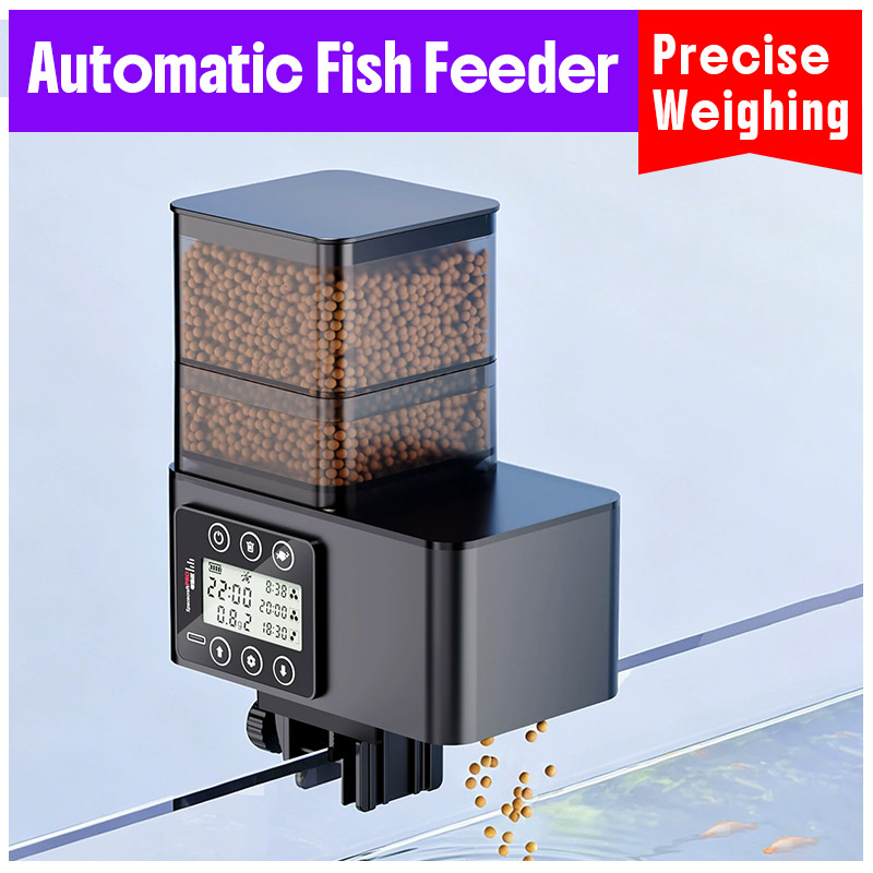Pengumpan Ikan Otomatis Pintar - Aquarium Fish Feeder Automatic ulasan dan harga