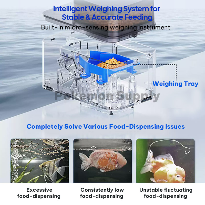 Pengumpan Ikan Otomatis Pintar - Aquarium Fish Feeder Automatic ulasan dan harga