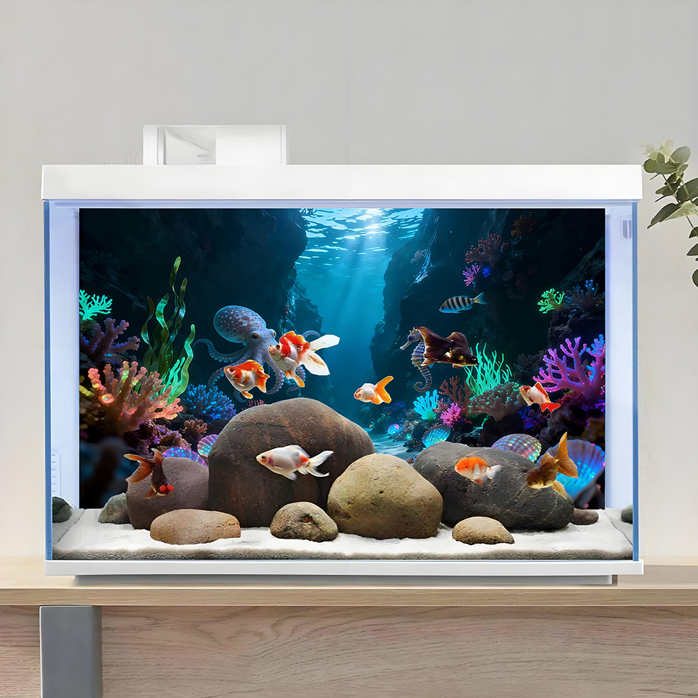 Octopus Canyon Paradise, Lukis - Aquarium Fish Paradise ulasan dan harga