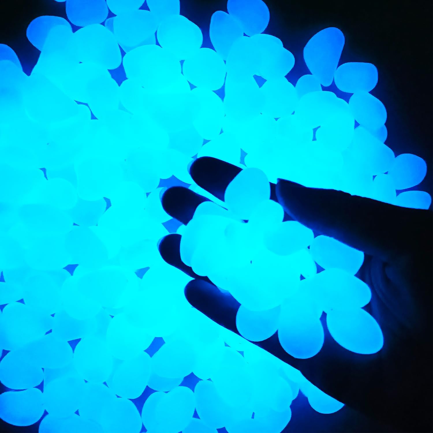Batu taman dalam ruangan luar  - Aquarium Fish Glow In The Dark ulasan dan harga