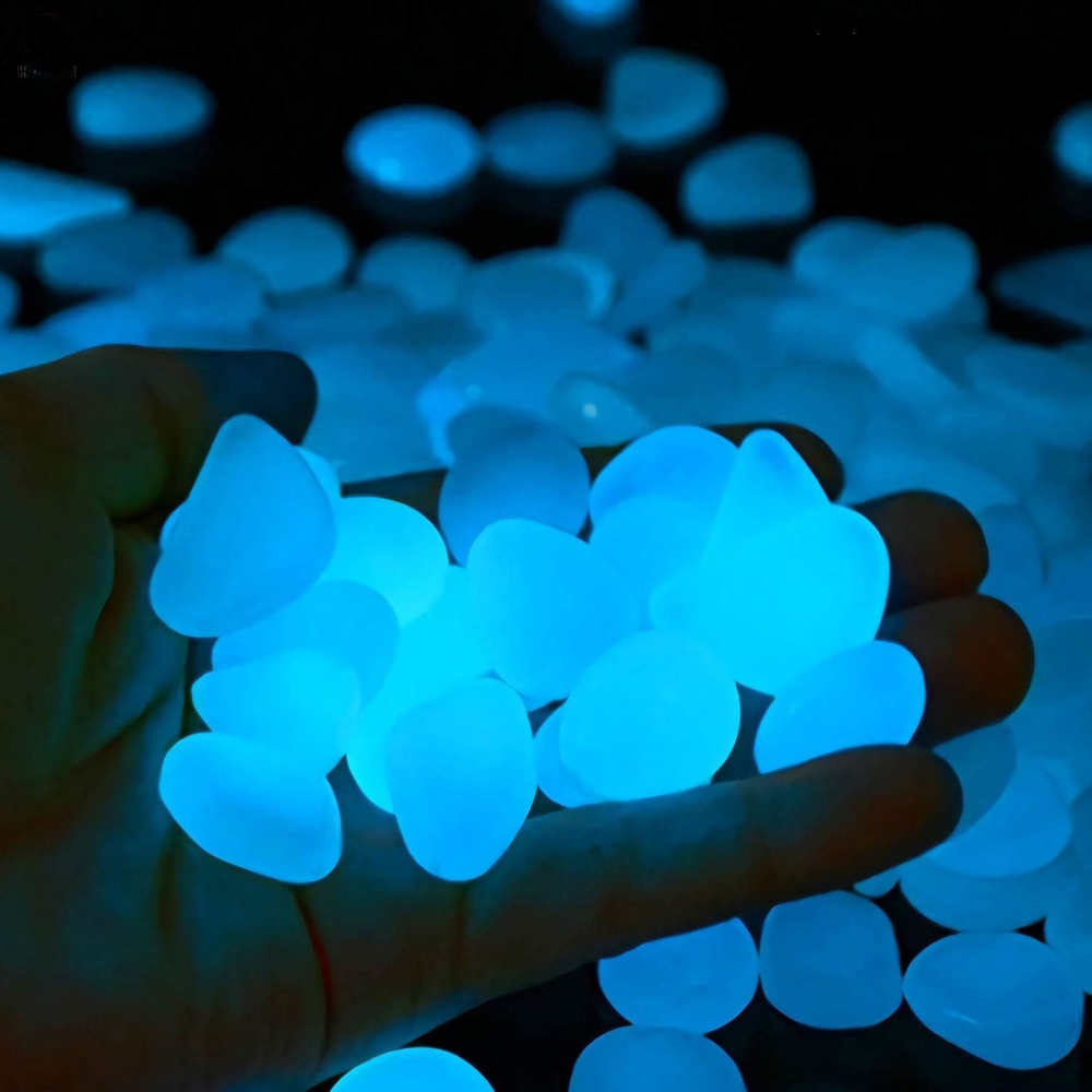 Batu taman dalam ruangan luar  - Aquarium Fish Glow In The Dark ulasan dan harga