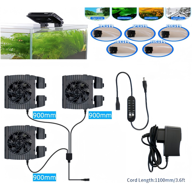 Kipas Pendingin Akuarium 3 Kep - Aquarium Fish Uk ulasan dan harga