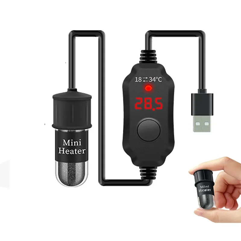Batang pemanas akuarium Mini p - Aquarium Heater Submersible ulasan dan harga