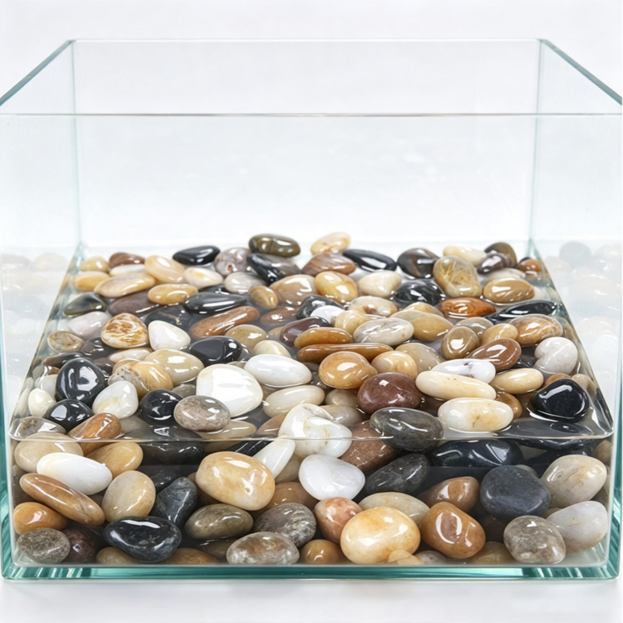 300-700g Kerikil Sungai Halus, - Aquarium Fish Pot ulasan dan harga