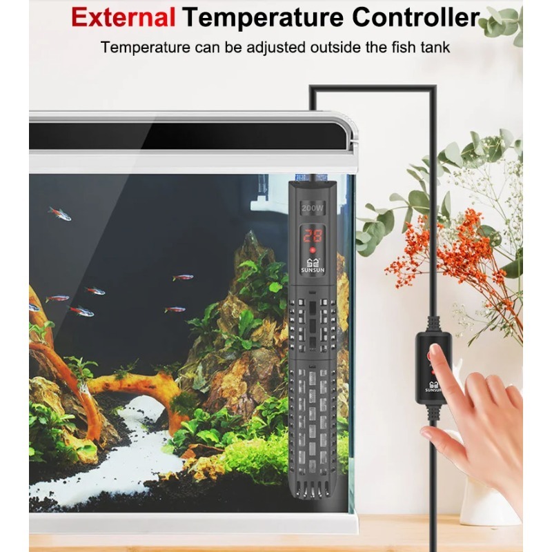 Pemanas Akuarium Submersible,  - Aquarium Heater Submersible ulasan dan harga