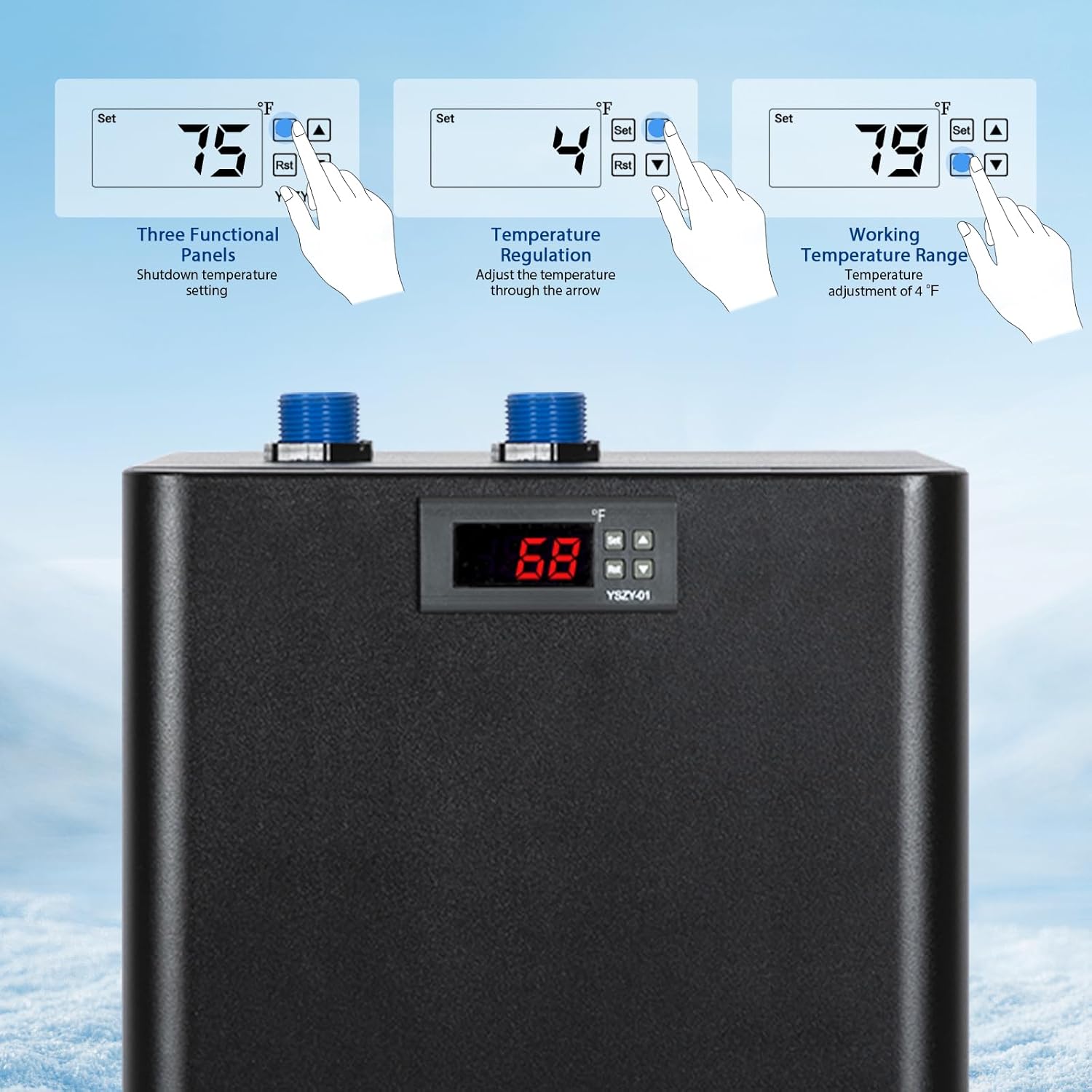 Pendingin Akuarium 79 gal 1/3  - Aquarium Fish Cold Water ulasan dan harga