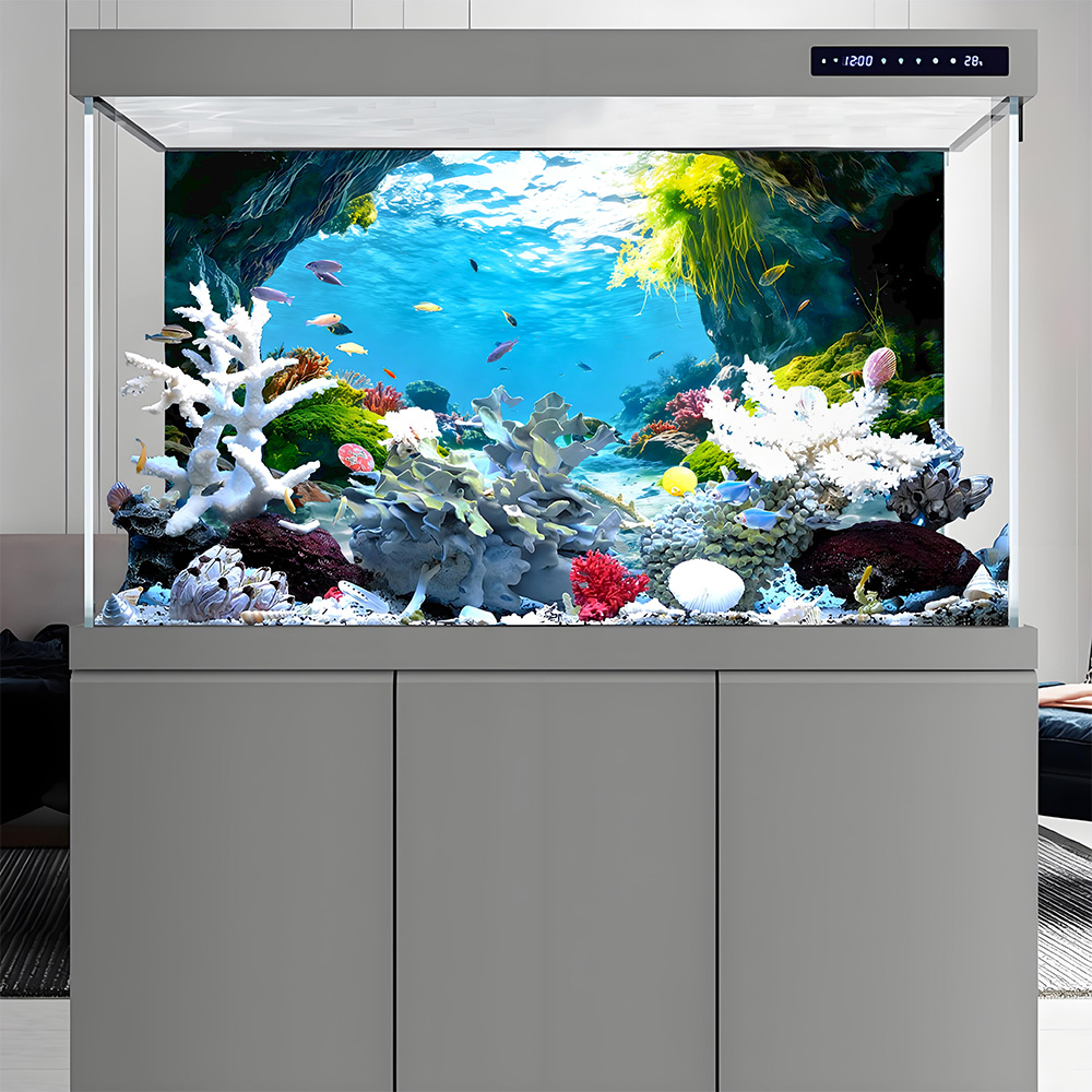 Turtle Cave Paradise, Lukisan  - Aquarium Fish Paradise ulasan dan harga
