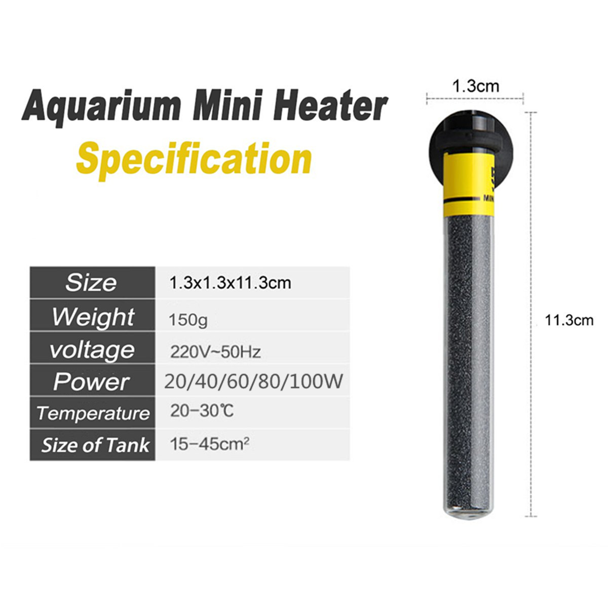 Pemanas Akuarium Mini Pemanas  - Aquarium Fish Uk ulasan dan harga