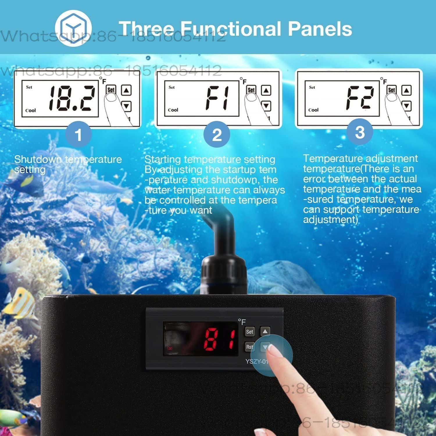 Pendingin Akuarium 79gal 1/3 H - Aquarium Fish Cold Water ulasan dan harga
