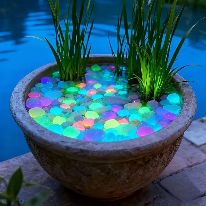 200 Buah Kerikil Taman Menyala - Aquarium Fish Glow In The Dark ulasan dan harga