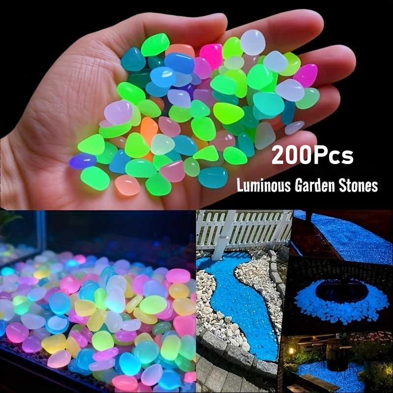 200 Buah Kerikil Taman Menyala - Aquarium Fish Glow In The Dark ulasan dan harga