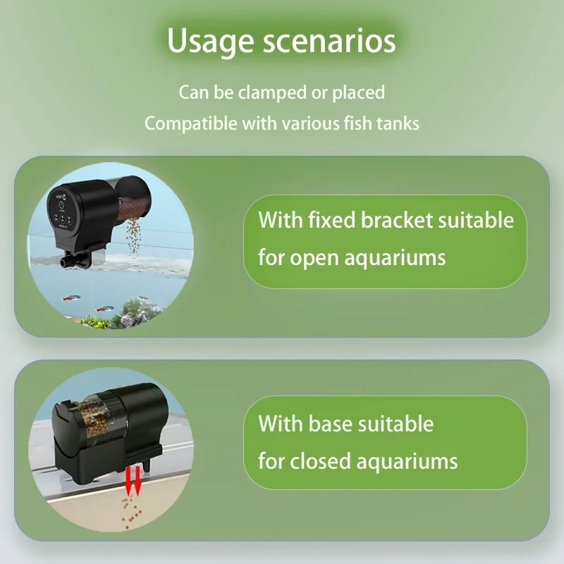Pengumpan Tangki Ikan Pengumpa - Aquarium Fish Feeder Automatic ulasan dan harga