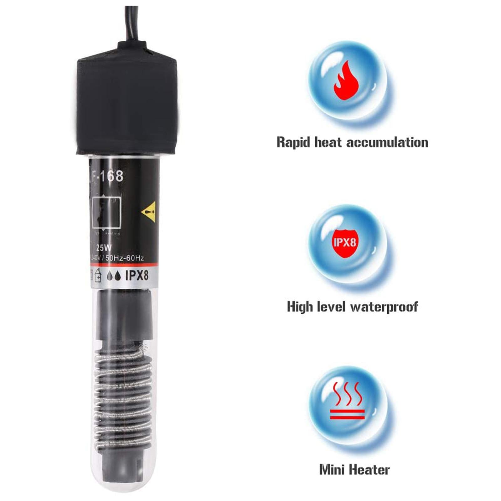 Pemanas Akuarium Mini, bawah a - Aquarium Fish Cold Water ulasan dan harga