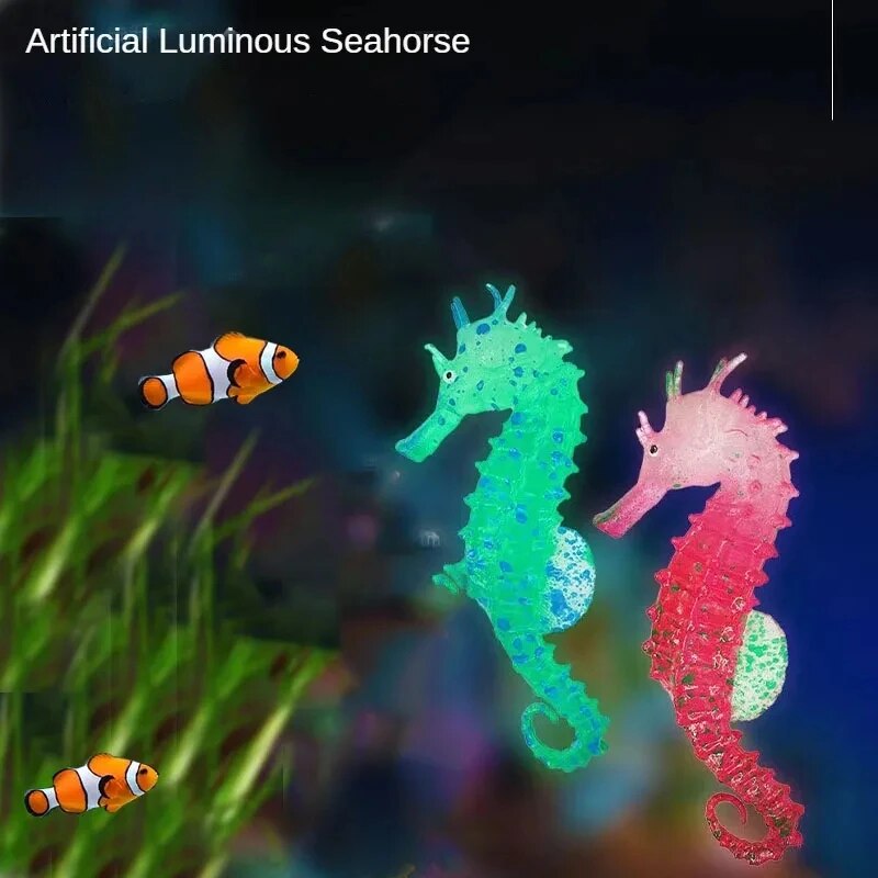 Dekorasi tangki ikan Aquascape - Aquarium Fish Glow In The Dark ulasan dan harga