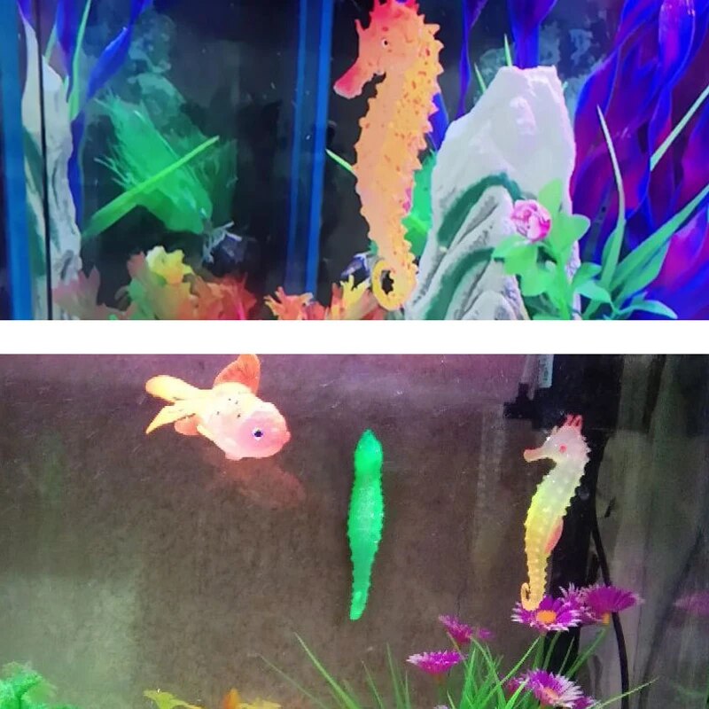Dekorasi tangki ikan Aquascape - Aquarium Fish Glow In The Dark ulasan dan harga