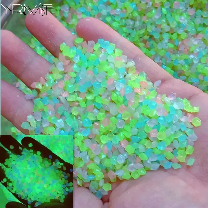 1000 Buah 3-5Mm Pasir Bercahay - Aquarium Fish Glow In The Dark ulasan dan harga