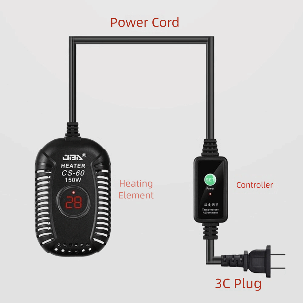 Pemanas Akuarium Submersible K - Aquarium Heater Submersible ulasan dan harga