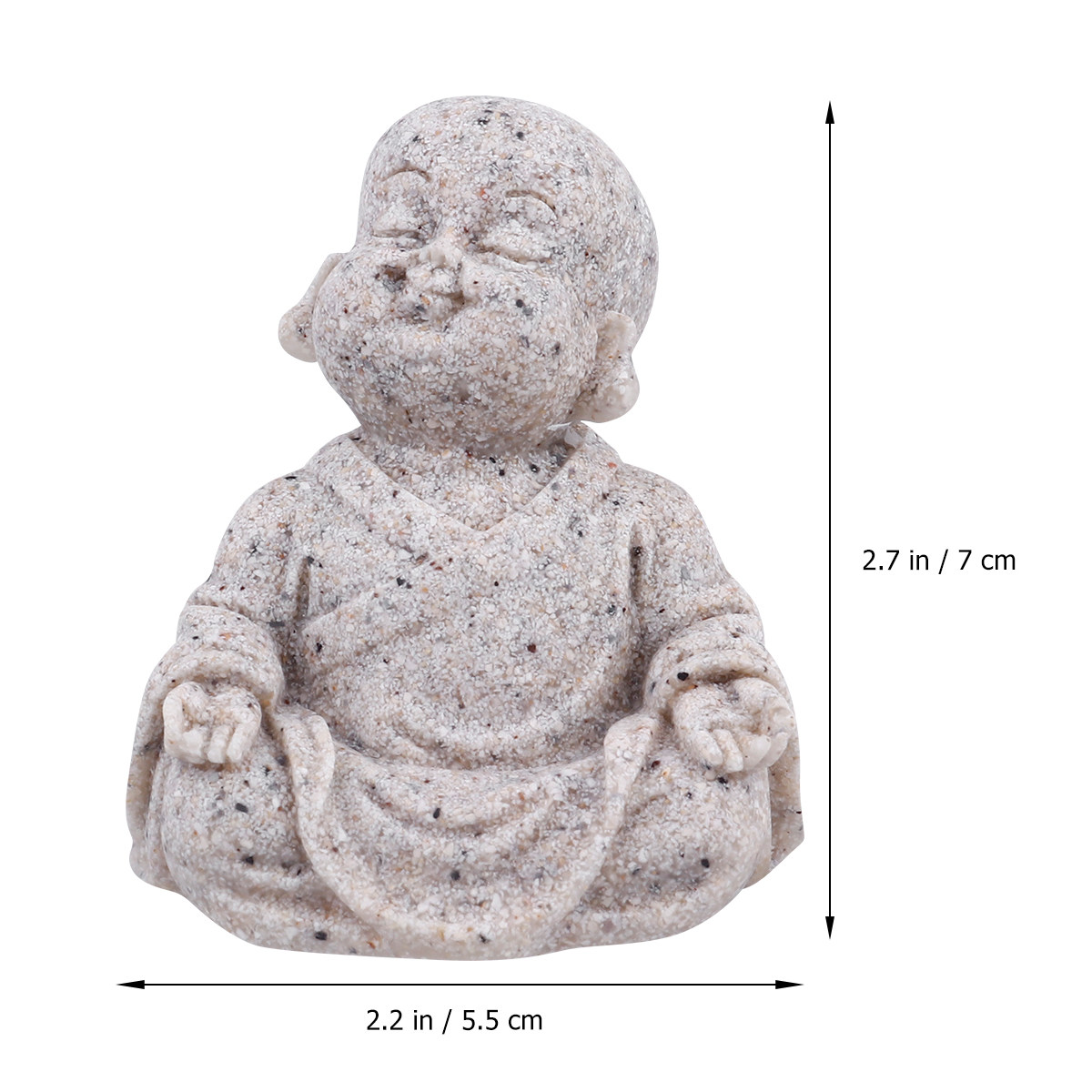 1Pcs Patung Buddha Maitreya Re - Live Fish Aquarium ulasan dan harga