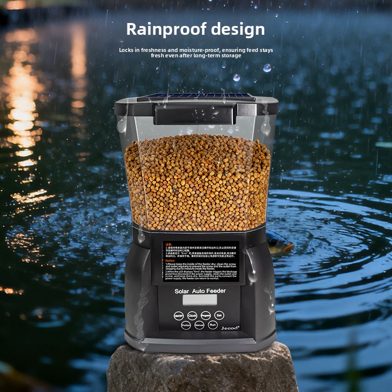 Jebao Solar Kolam Koi Luar Rua - Aquarium Fish Feeder Automatic ulasan dan harga