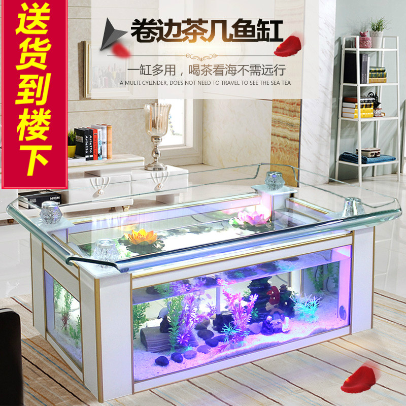 Meja kopi akuarium ekologi Xih - Live Fish Aquarium ulasan dan harga