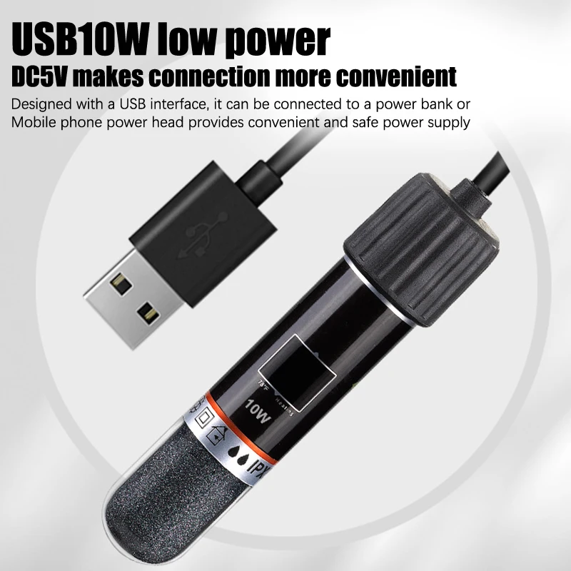 USB 26 ° CMini Aquarium Immers - Aquarium Heater Submersible ulasan dan harga