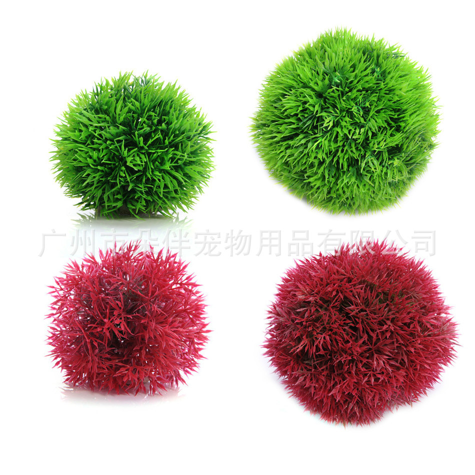 Simulasi Rumput bola Ornamen T - Aquarium Fish Ball ulasan dan harga