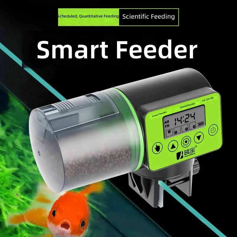 Pengumpan Ikan Otomatis untuk  - Aquarium Fish Feeder Automatic ulasan dan harga