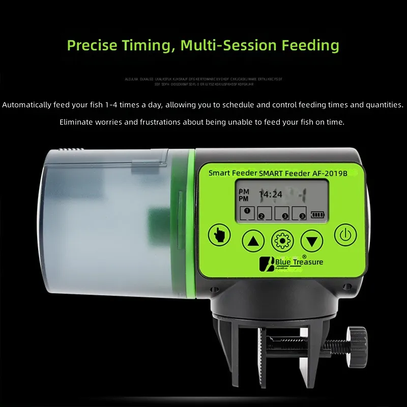 Pengumpan Ikan Otomatis untuk  - Aquarium Fish Feeder Automatic ulasan dan harga