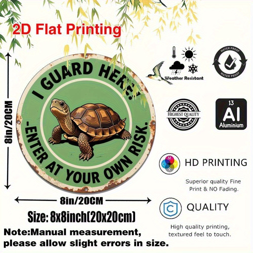Papan Tanda Bulat Logam Alumin - Live Fish Aquarium ulasan dan harga