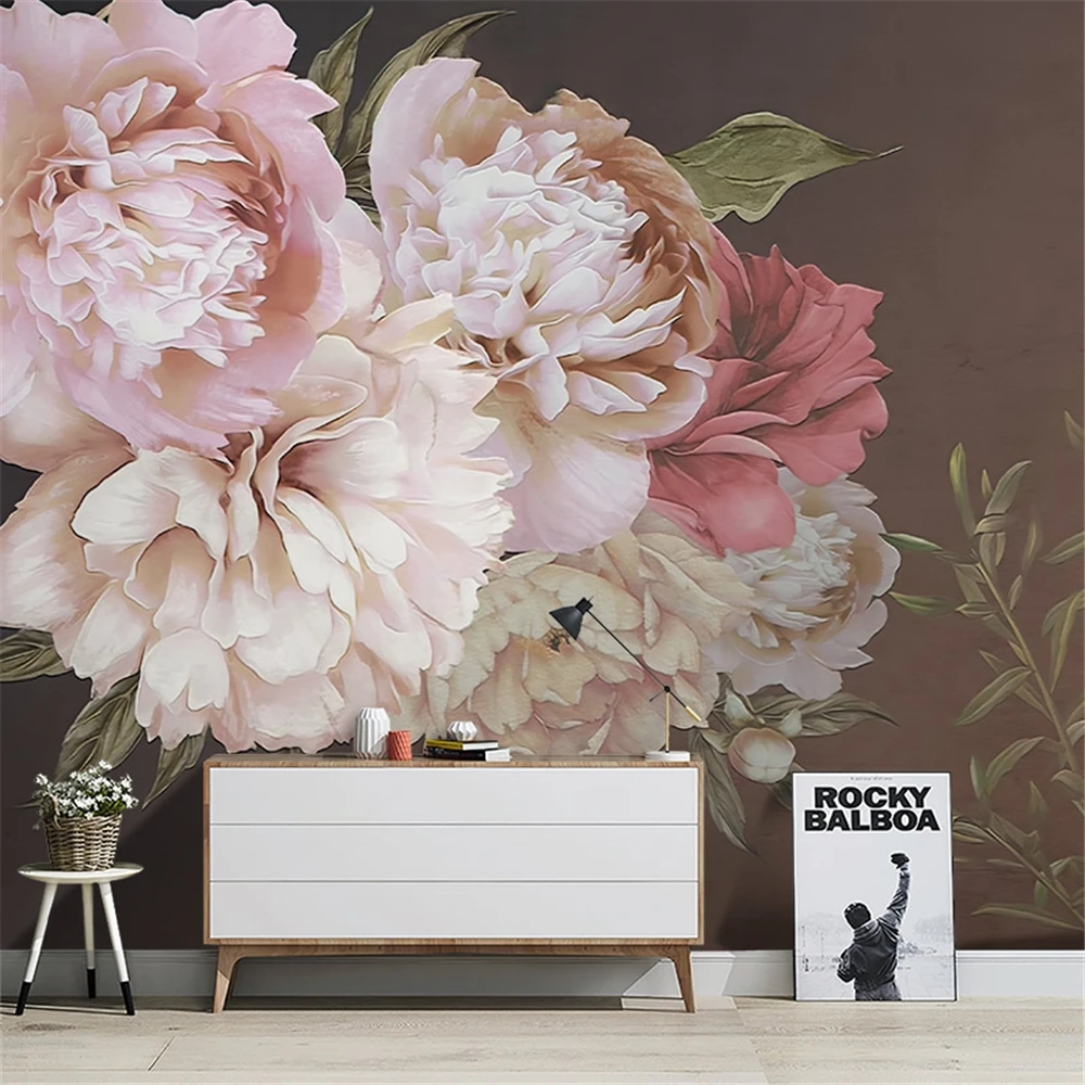 Wallpaper Peony Amerika Kustom - Background Film 3D ulasan dan harga