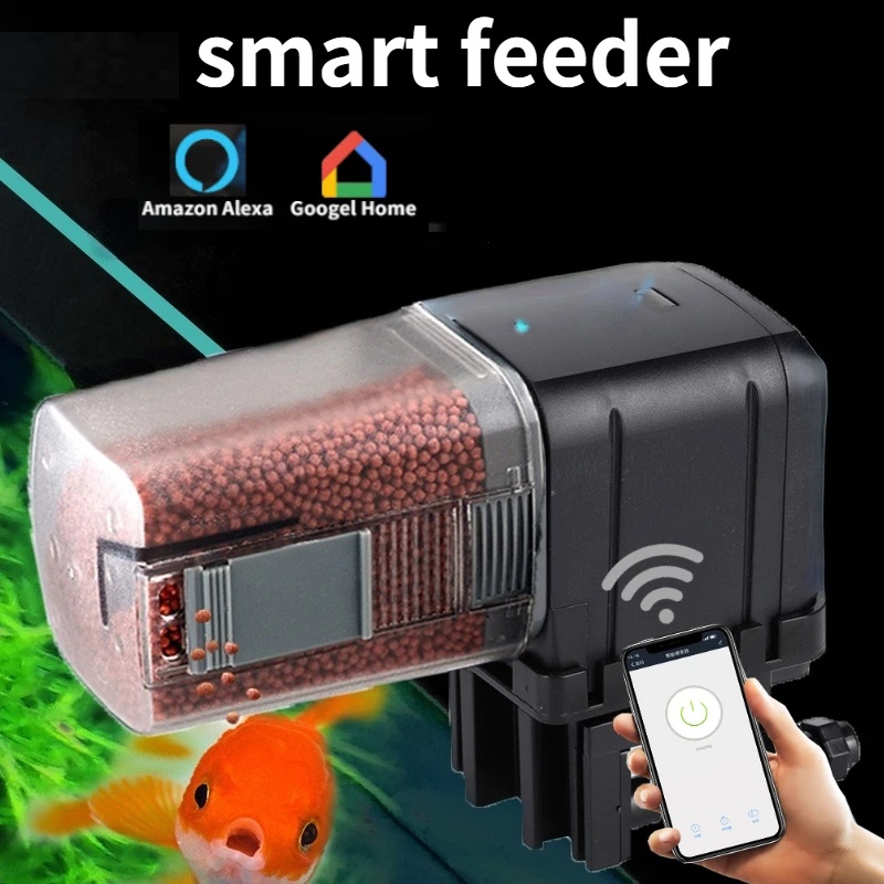 Pemberi Makan Ikan WiFi Otomat - Aquarium Fish Feeder Automatic ulasan dan harga