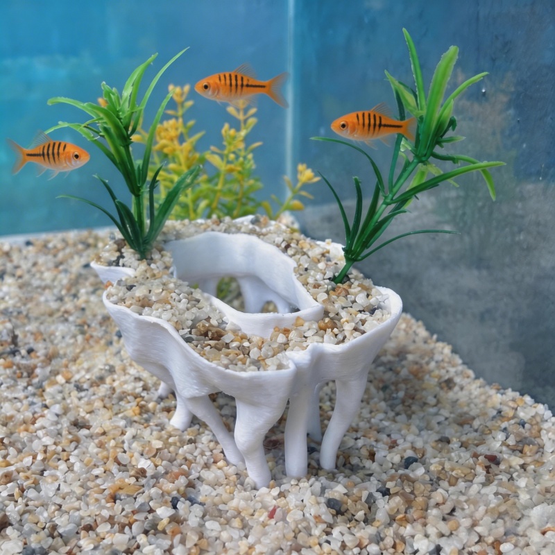 Tanaman akuarium cetak 3D berb - Aquarium Fish Pot ulasan dan harga