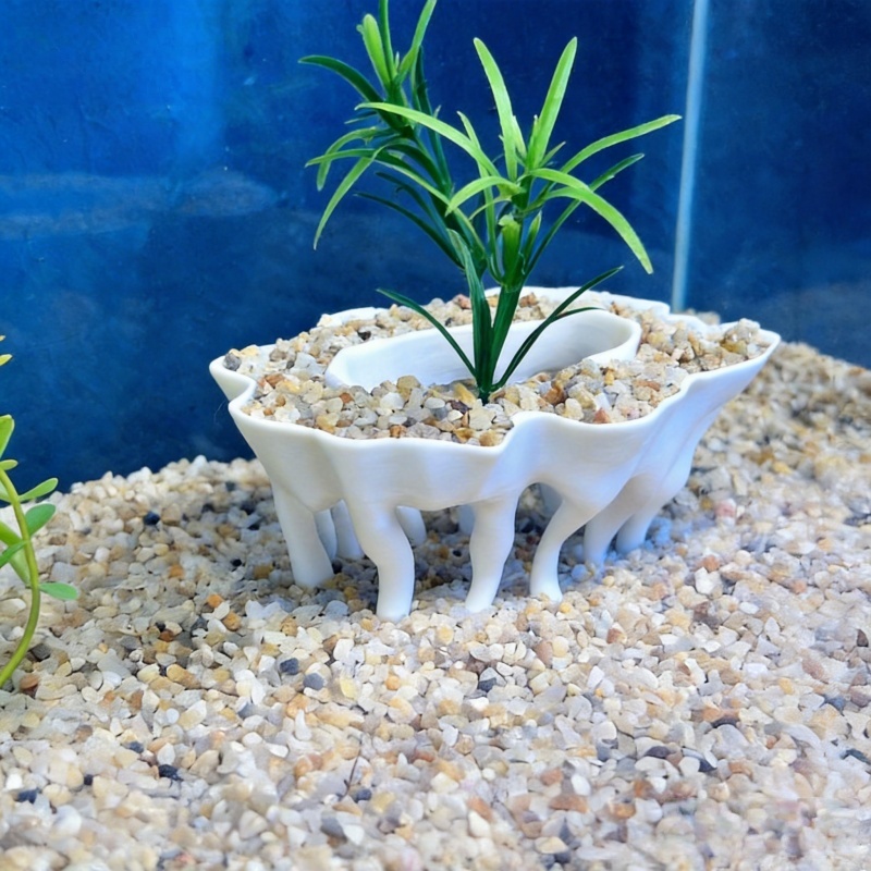 Tanaman akuarium cetak 3D berb - Aquarium Fish Pot ulasan dan harga